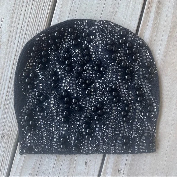 Regina | Accessories | Regina Beaded Black Bling Wool  display picture 2